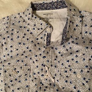 Long sleeve button down, slim fit